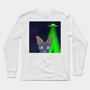 Alien Cat Long Sleeve T-Shirt